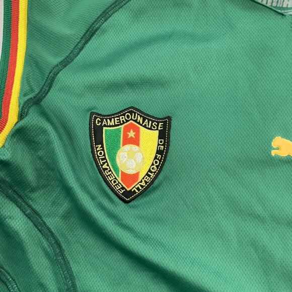 Cameroon 2002 Puma Home Shirt Kit Jersey Sleveless Size XL - Picture 2 of 8